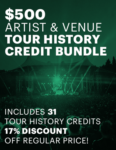 Tour History Credits